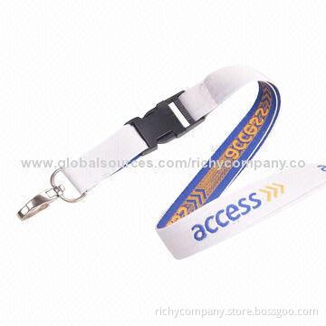 Promotional lanyard, made of nylon